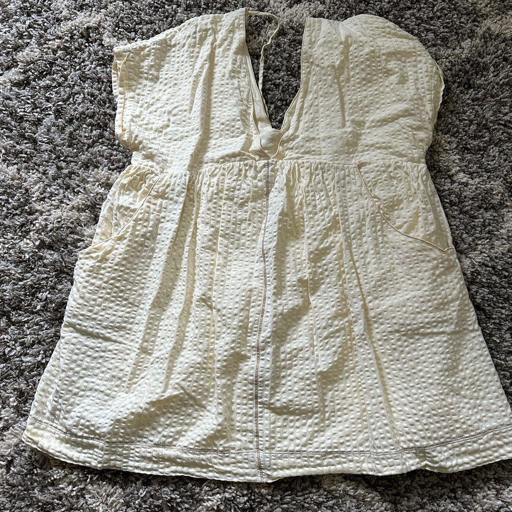 Urban Outfitters Off-White Dress with Pockets